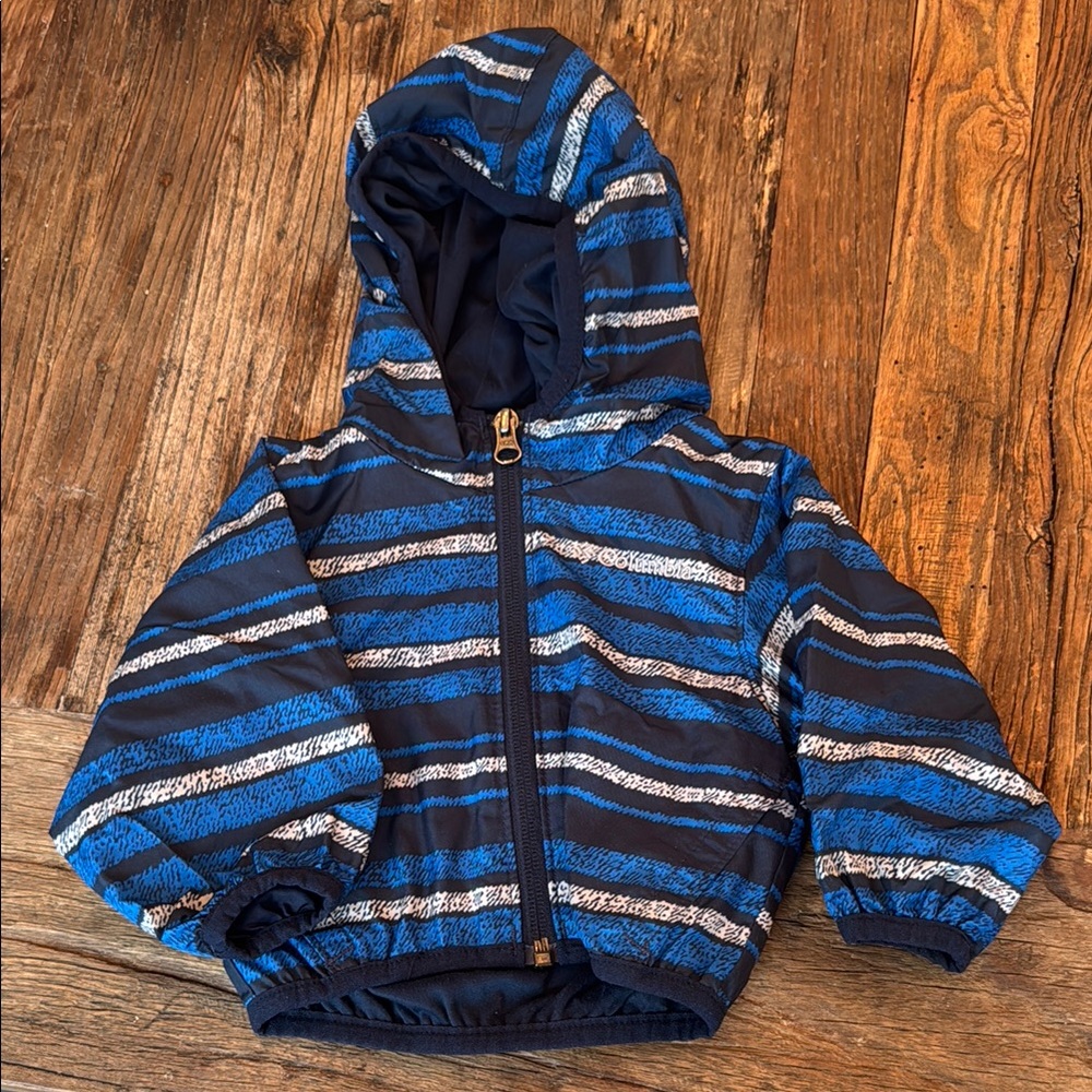 Columbia Kids Jacket - Blue and Gray Stripes